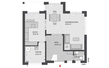 Grundriss Designerhaus Creativ Sun 141 von FAVORIT