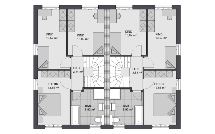 FAVORIT - Musterhaus Finesse 110 Obergeschoss