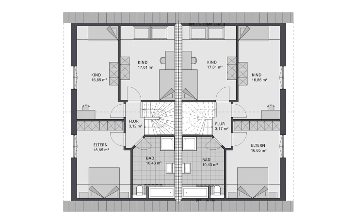 FAVORIT - Musterhaus Finesse 129 Dachgeschoss