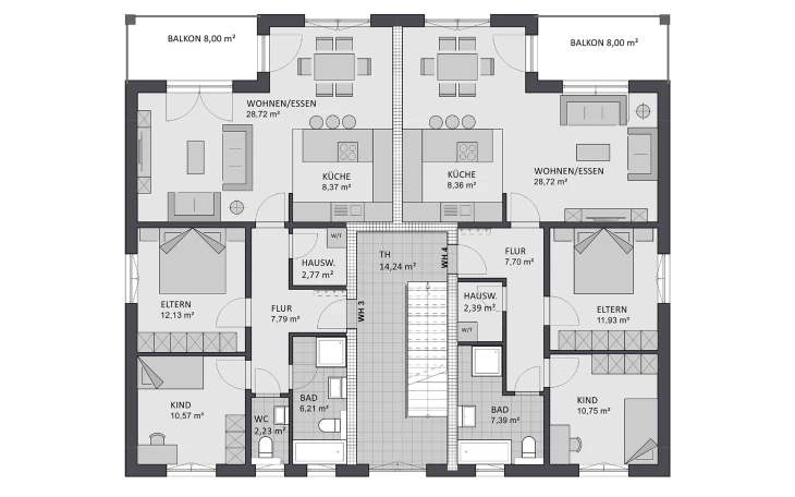 FAVORIT - Musterhaus Format 5-480 Obergeschoss