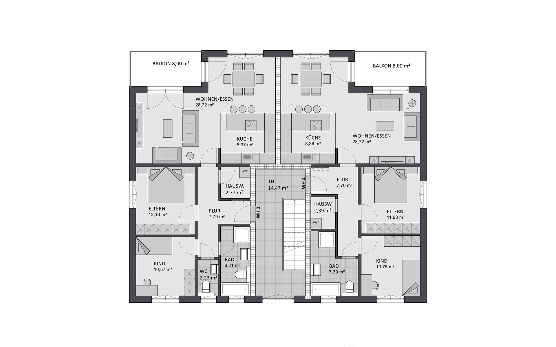 Obergeschoss Format 6-484 von FAVORIT Haus- Vertriebs GmbH
