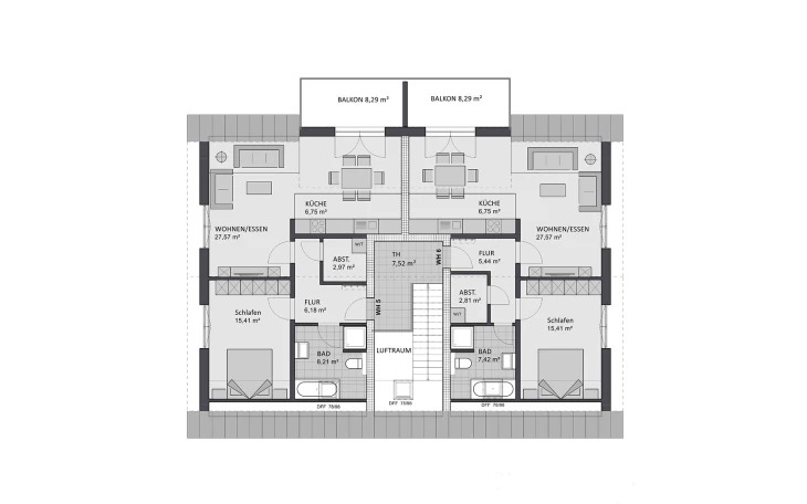 FAVORIT - Musterhaus Format 6-484 Dachgeschoss