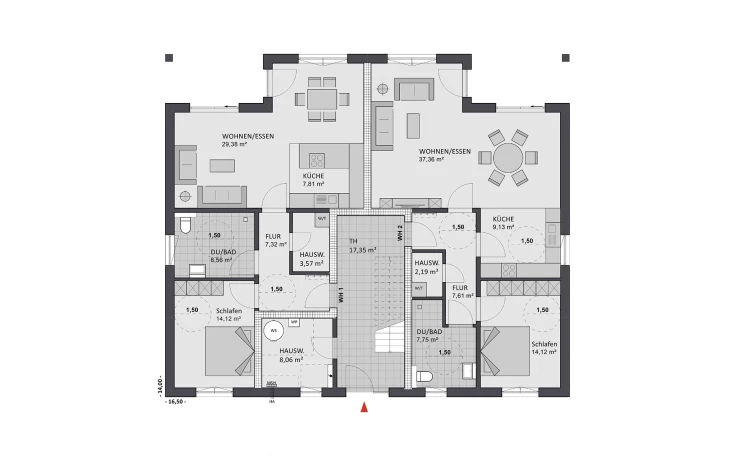 FAVORIT - Musterhaus Format 6-484 Erdgeschoss
