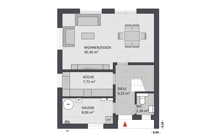 FAVORIT - Musterhaus Noblesse 103 Erdgeschoss