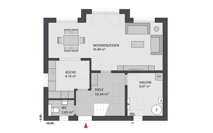 FAVORIT - Musterhaus Noblesse 128 Erdgeschoss