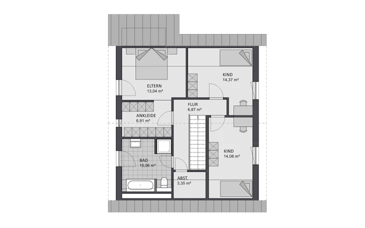 FAVORIT - Musterhaus Noblesse 142 edition Dachgeschoss