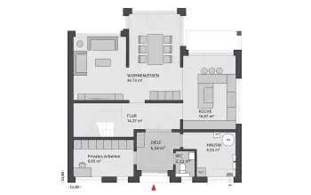 Grundriss Designerhaus Noblesse 195 von FAVORIT