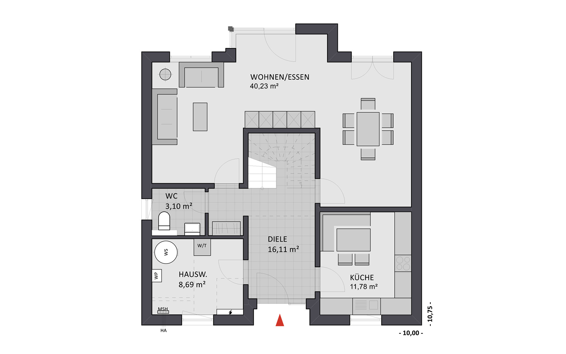 Erdgeschoss Select 134 von FAVORIT Haus- Vertriebs GmbH