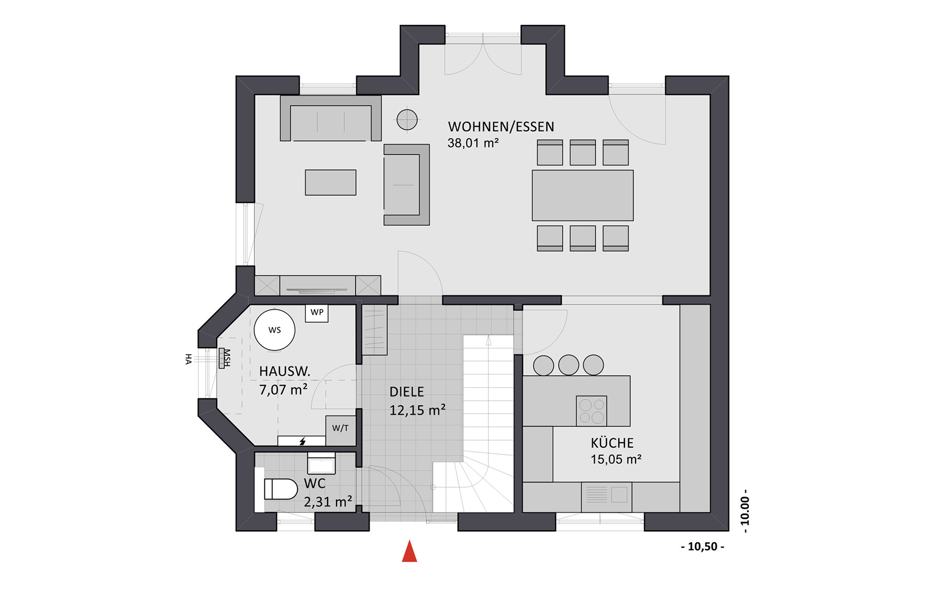 Erdgeschoss Select 145 von FAVORIT Haus- Vertriebs GmbH