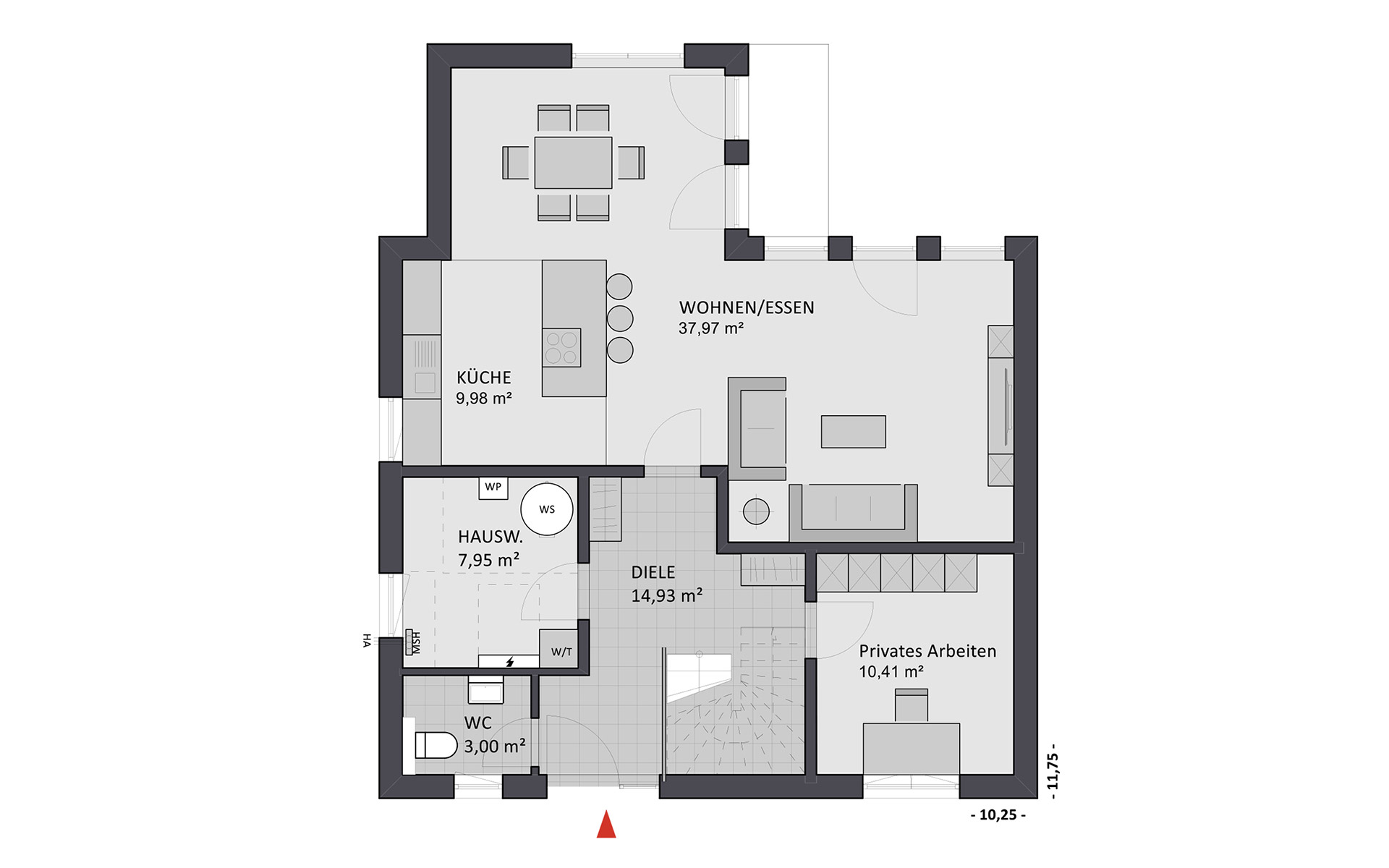 Erdgeschoss Select 168 von FAVORIT Haus- Vertriebs GmbH