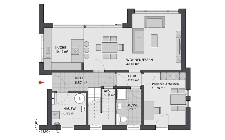 FAVORIT - Musterhaus Twentyfive 150 Erdgeschoss