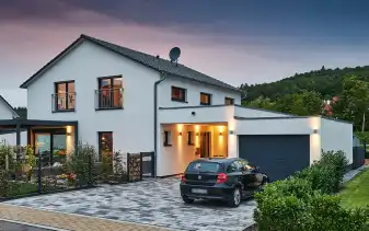 Fertighaus WEISS - Musterhaus Haus Groß Fertighaus WEISS - Musterhaus Haus Groß