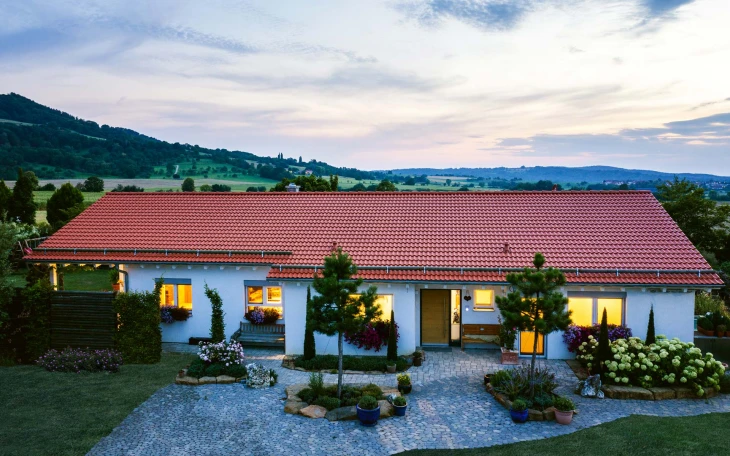 Fertighaus WEISS - Musterhaus Haus Seiler