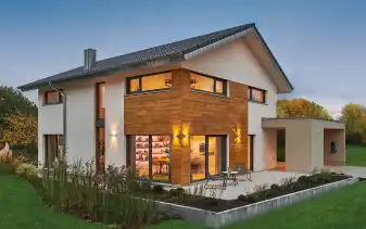 Fertighaus WEISS - Musterhaus Balance Poing Fertighaus WEISS - Musterhaus Balance Poing