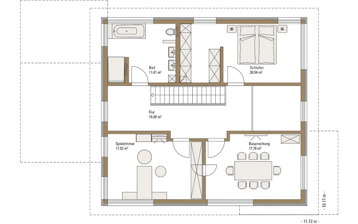 Fertighaus WEISS - Musterhaus Future Mannheim Dachgeschoss