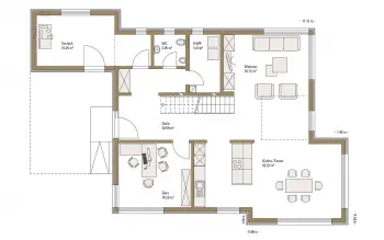 Grundriss Familienhaus Future Mannheim von Fertighaus WEISS