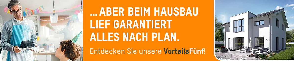Alles richtig gemacht: mit unserer FingerHaus VorteilsFünf.