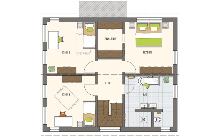 FingerHaus - Musterhaus MEDLEY 3.0 300 S215 SE Dachgeschoss