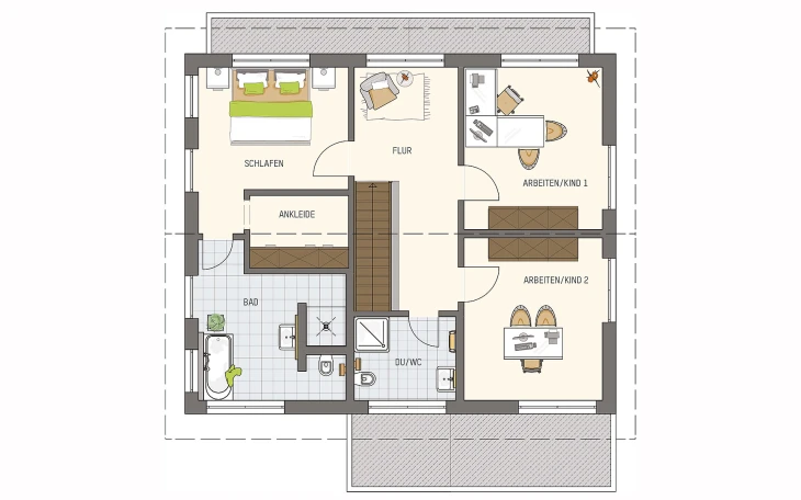 FingerHaus - Musterhaus MEDLEY 3.0 MH Fellbach Dachgeschoss