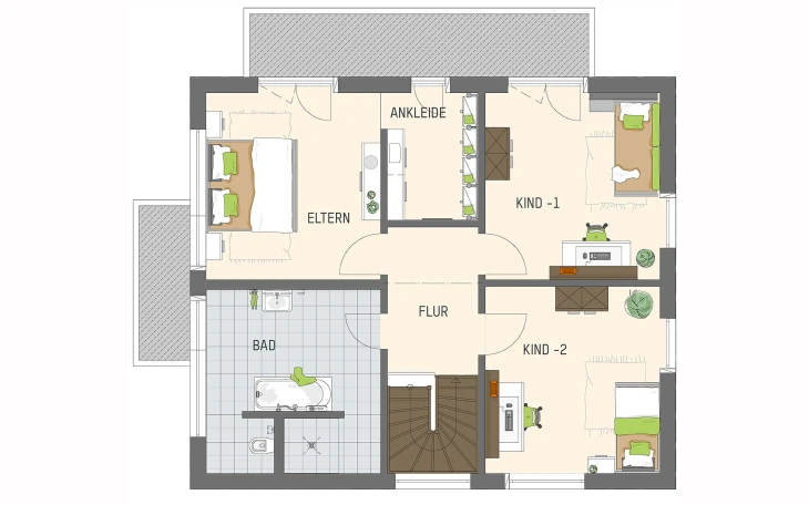 FingerHaus - Musterhaus MEDLEY 3.0 MH Kassel Obergeschoss