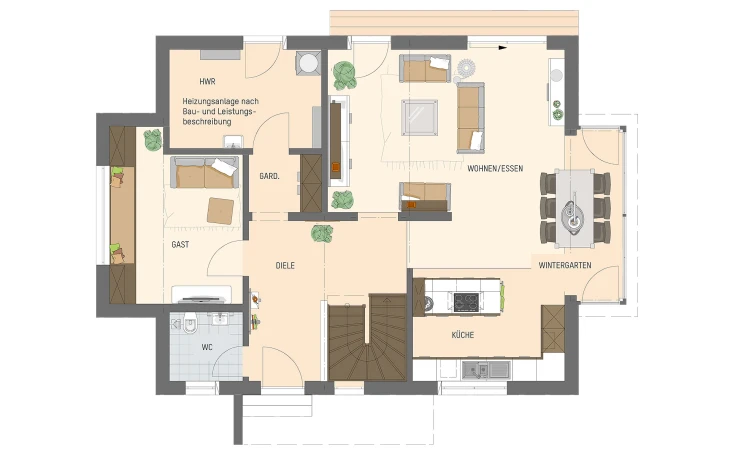 FingerHaus - Musterhaus MELDEY 3.0 MH Poing Erdgeschoss