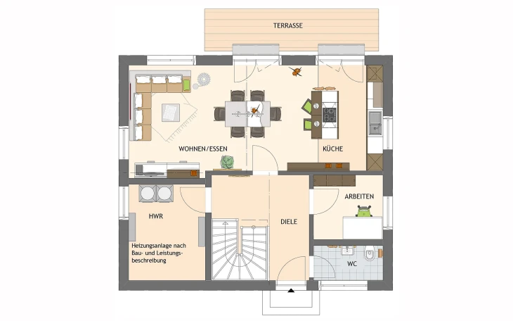 FingerHaus - Musterhaus MEDLEY 3.0 S215 110A Erdgeschoss