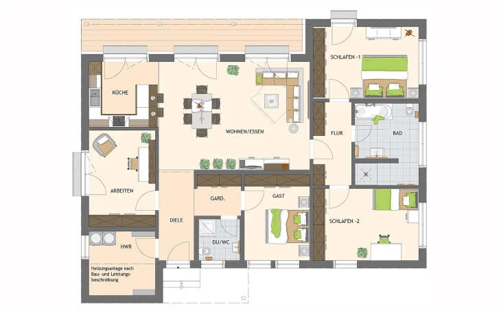 FingerHaus - Musterhaus NIVO 140 F Erdgeschoss