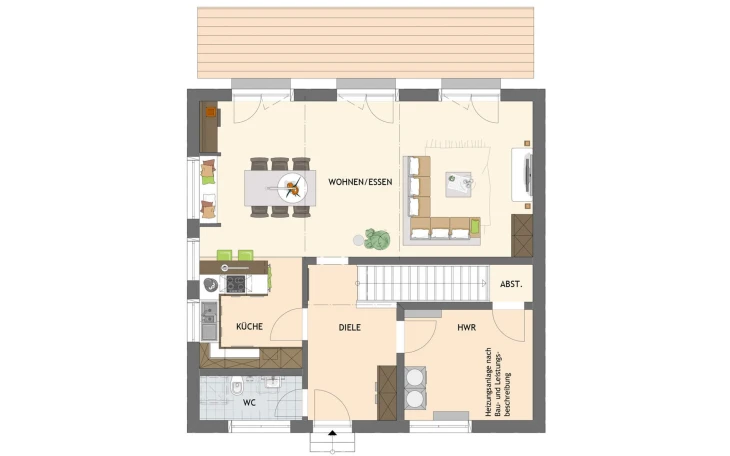 FingerHaus - Musterhaus SENTO 301 A S130 Erdgeschoss