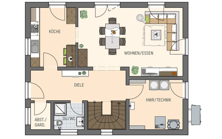 FingerHaus - Musterhaus UNO 2.0 MH Leipzig Erdgeschoss