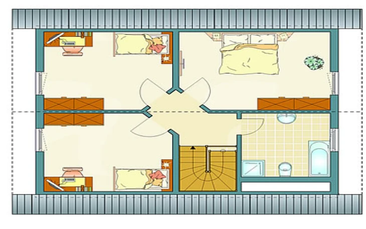 FingerHaus - Musterhaus FINESSE 300 MH Fellbach Dachgeschoss