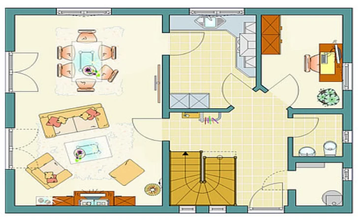 FingerHaus - Musterhaus FINESSE 300 MH Fellbach Erdgeschoss