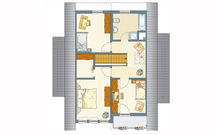 FingerHaus - Musterhaus FINO 300 A MH Würzburg Dachgeschoss