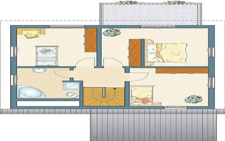 FingerHaus - Musterhaus MEDLEY 210 B MH Korbach Obergeschoss