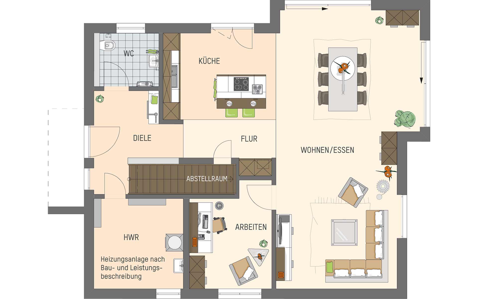 Erdgeschoss ARTIS 400 von FingerHaus GmbH