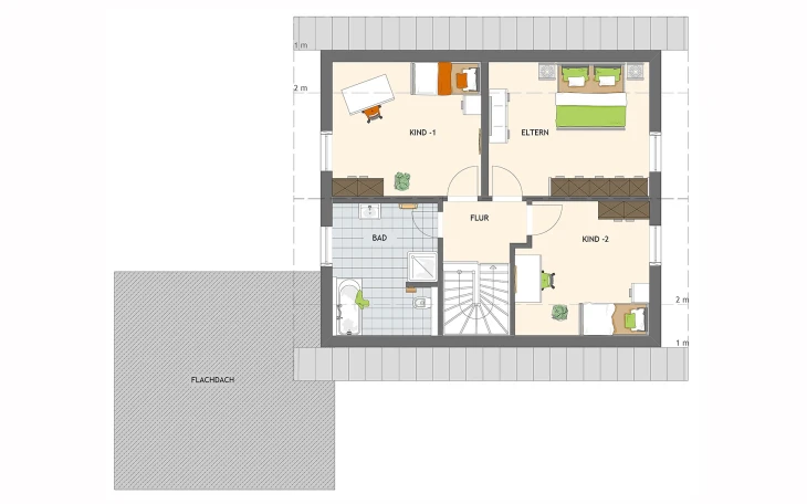 FingerHaus - Musterhaus MAXIM 7 M2 Dachgeschoss