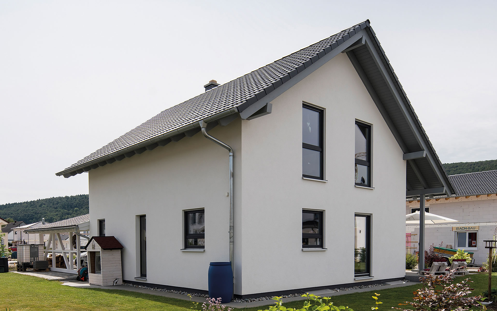 Musterhaus Wohnbeispiele Grundrisse Aller Haustypen Hausbau