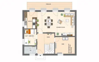 Grundriss Stadtvilla / Villa MEDLEY 3.0 410 CW von FingerHaus
