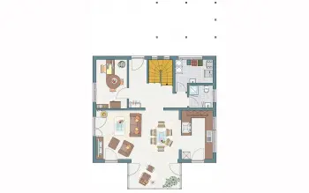 Grundriss Familienhaus MEDLEY 3.0 MH Erfurt von FingerHaus
