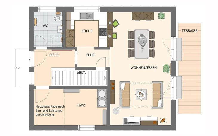 FingerHaus - Musterhaus NEO 131 qg 1 Erdgeschoss