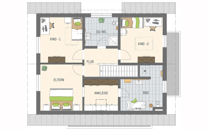 FingerHaus - Musterhaus NEO MH Günzburg Dachgeschoss