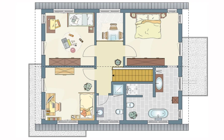 FingerHaus - Musterhaus NEO 300 MH Hannover Obergeschoss