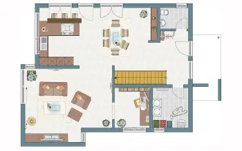 Grundriss Familienhaus NEO 300 MH Hannover von FingerHaus