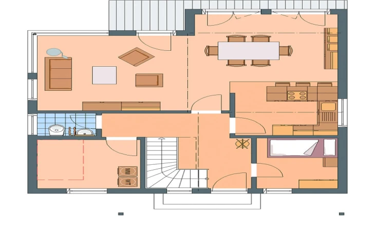 FingerHaus - Musterhaus Aktionshaus VIO 211 Erdgeschoss