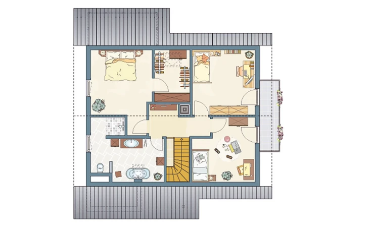 FingerHaus - Musterhaus VIO 450 - MH Mannheim Dachgeschoss