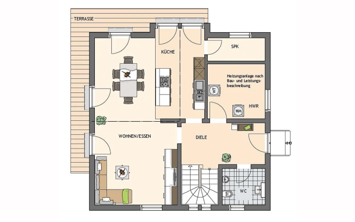 FingerHaus - Musterhaus VIO MH Gründau Erdgeschoss