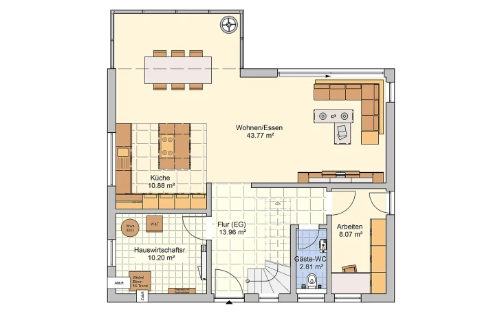 Fingerhut Haus - Musterhaus Adeno Erdgeschoss