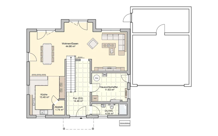 Fingerhut Haus - Musterhaus Amika Erdgeschoss