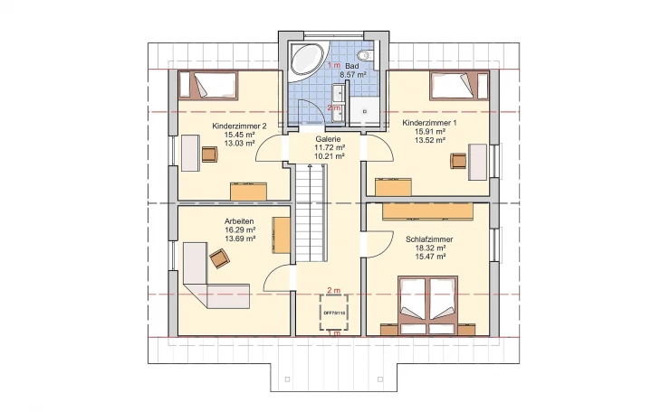 Fingerhut Haus - Musterhaus Amika Dachgeschoss