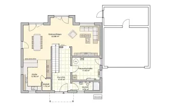 Grundriss Familienhaus Amika von Fingerhut Haus