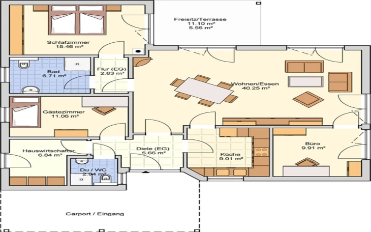 Fingerhut Haus - Musterhaus Suno Erdgeschoss